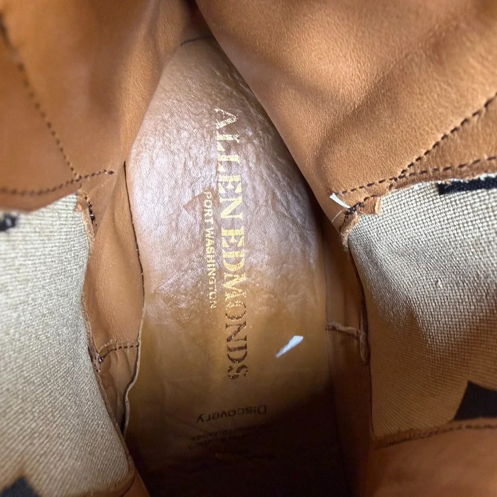 Allen Edmonds Discovery Chelsea Boots 10.5 D Parchment Extra Lite Lug Old Money